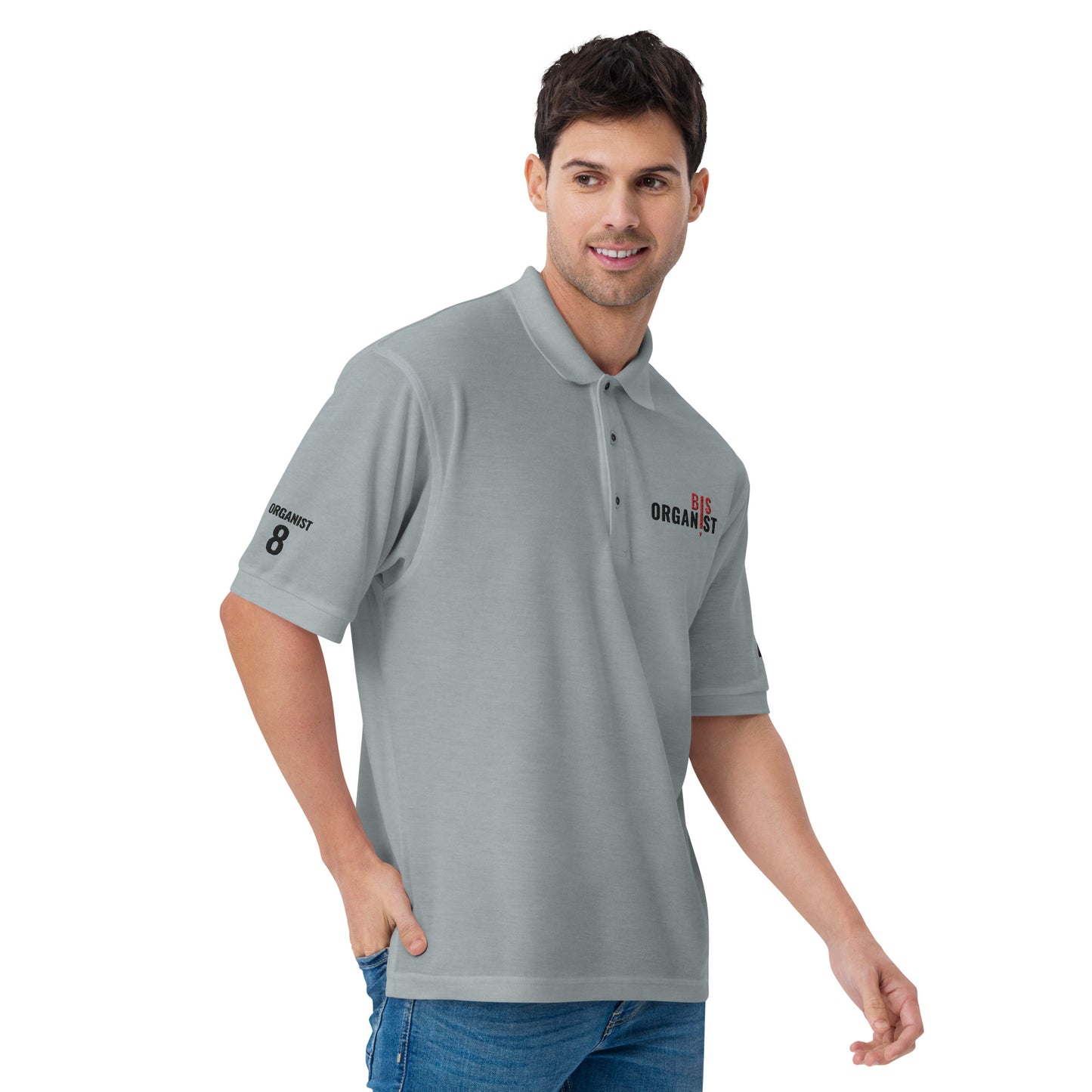 BIS Men's Polo Shirt 2024 Design (Light)